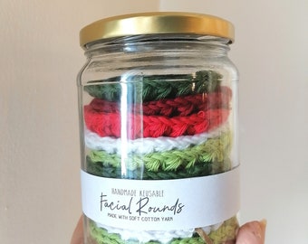 Christmas face scrubbies /set of 10