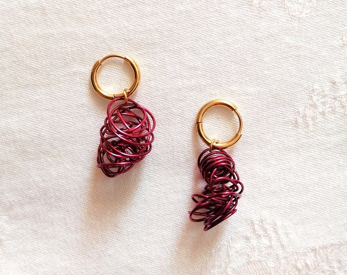 Twisted earrings