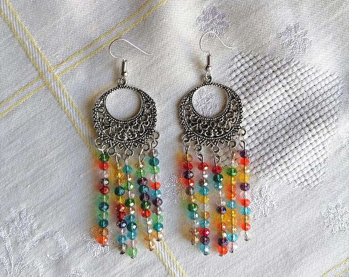 Βοho colorful earrings