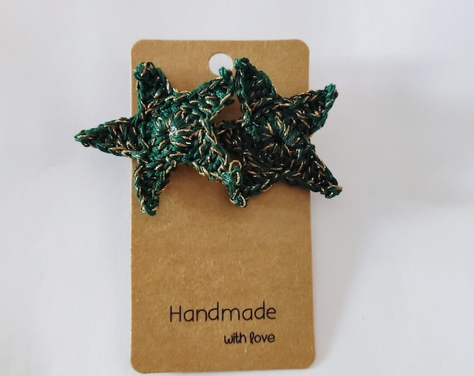 Handmade Star earrings