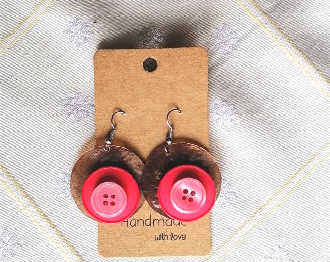 Happy circle earrings
