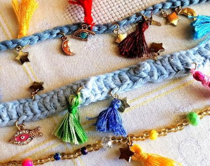 Summer charm bracelets