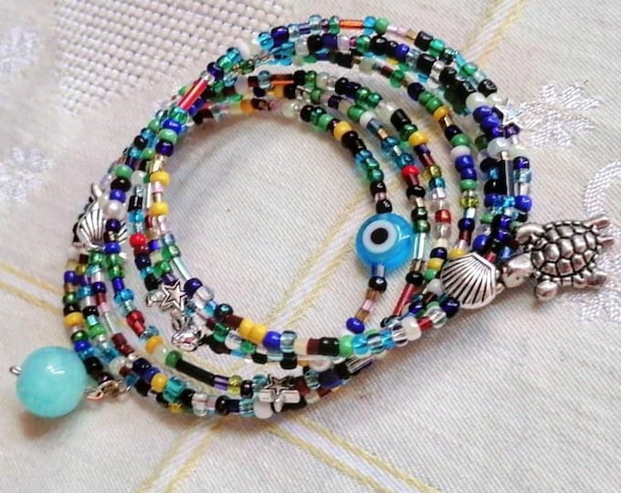 Multistrand summer bracelet