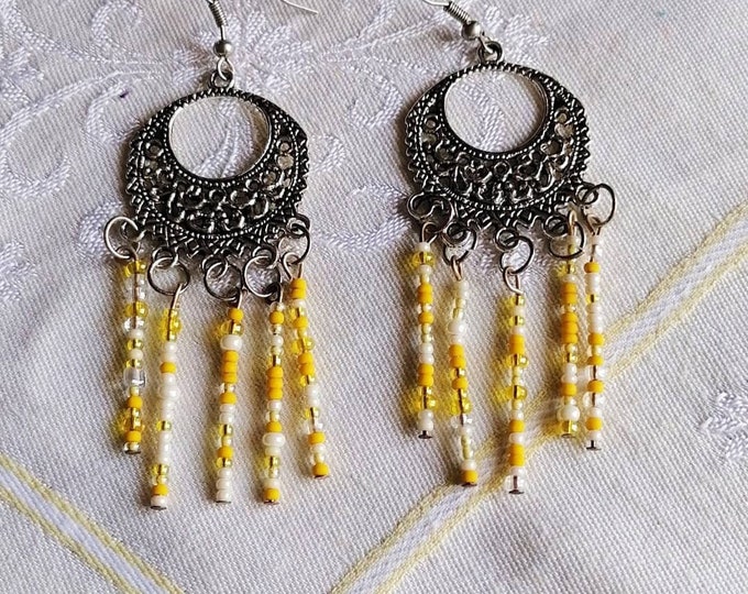 Βοho filigree earrings
