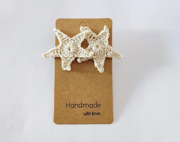 Handmade Star earrings