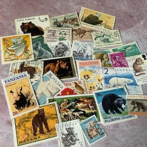 Colección de sellos postales antiguos, efímeras escaneadas digitalmente, diario basura, collage con recortes, imágenes imprimibles