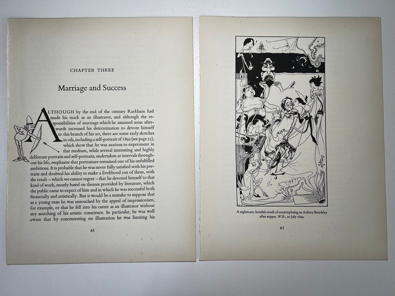Arthur Rackham Prints Drawings Sketches Tipped in Plates fantasy Art ...