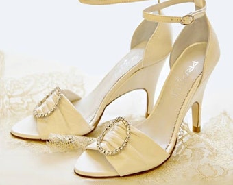 scarpe da sposa gialle
