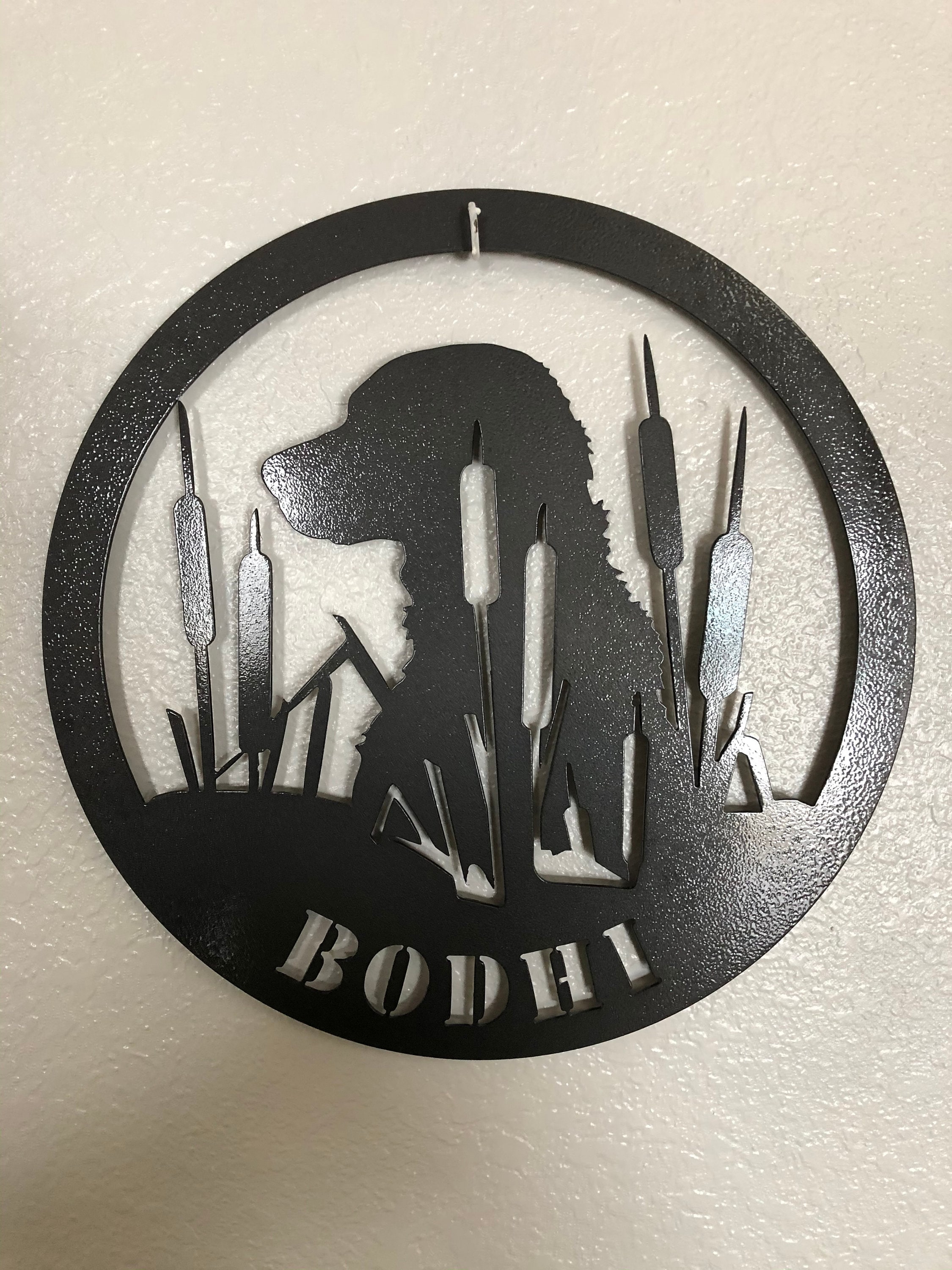 Custom Personalized Lab in Reeds Monogram Metal Sign Metal Art - Etsy UK