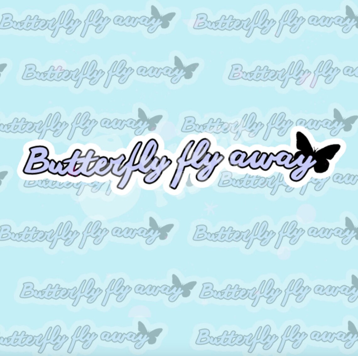 Butterfly Fly Away Hannah Montana: The Movie Inspired Sticker | Etsy