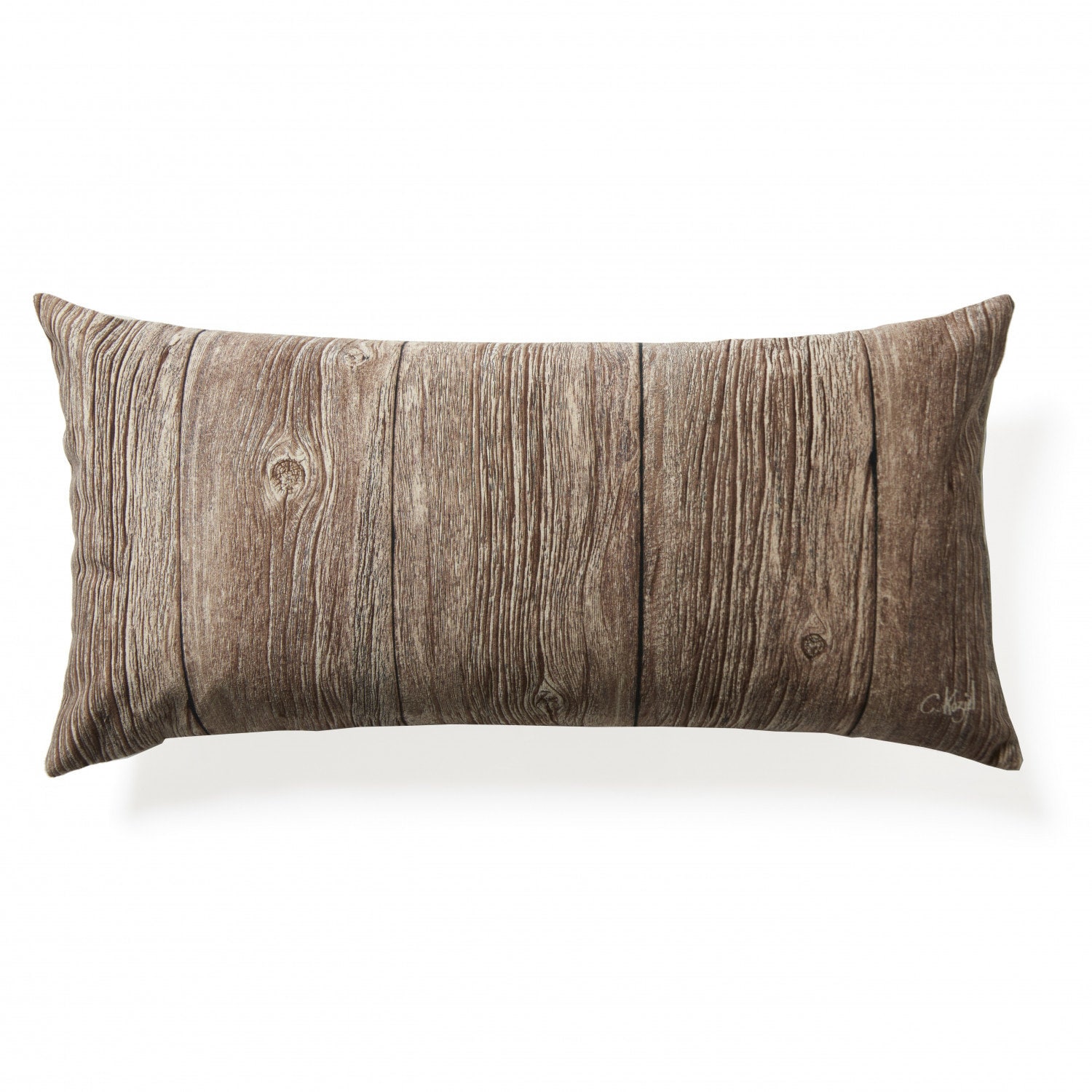 Coussin Large Planches de Bois Ferme