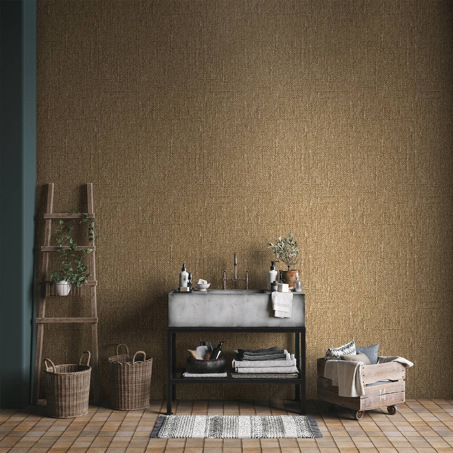 Papier Peint Toile de Jute