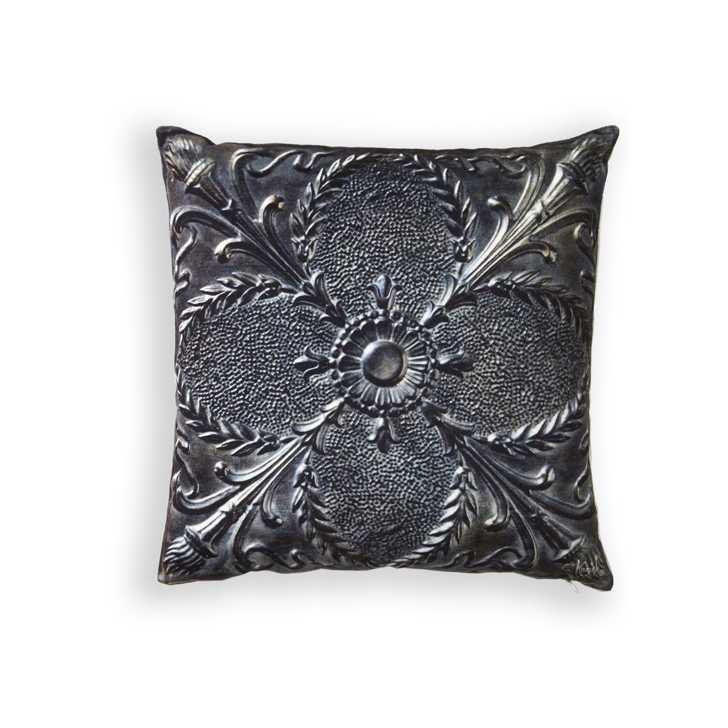 Coussin Plaque Victorienne Décapée | 005D