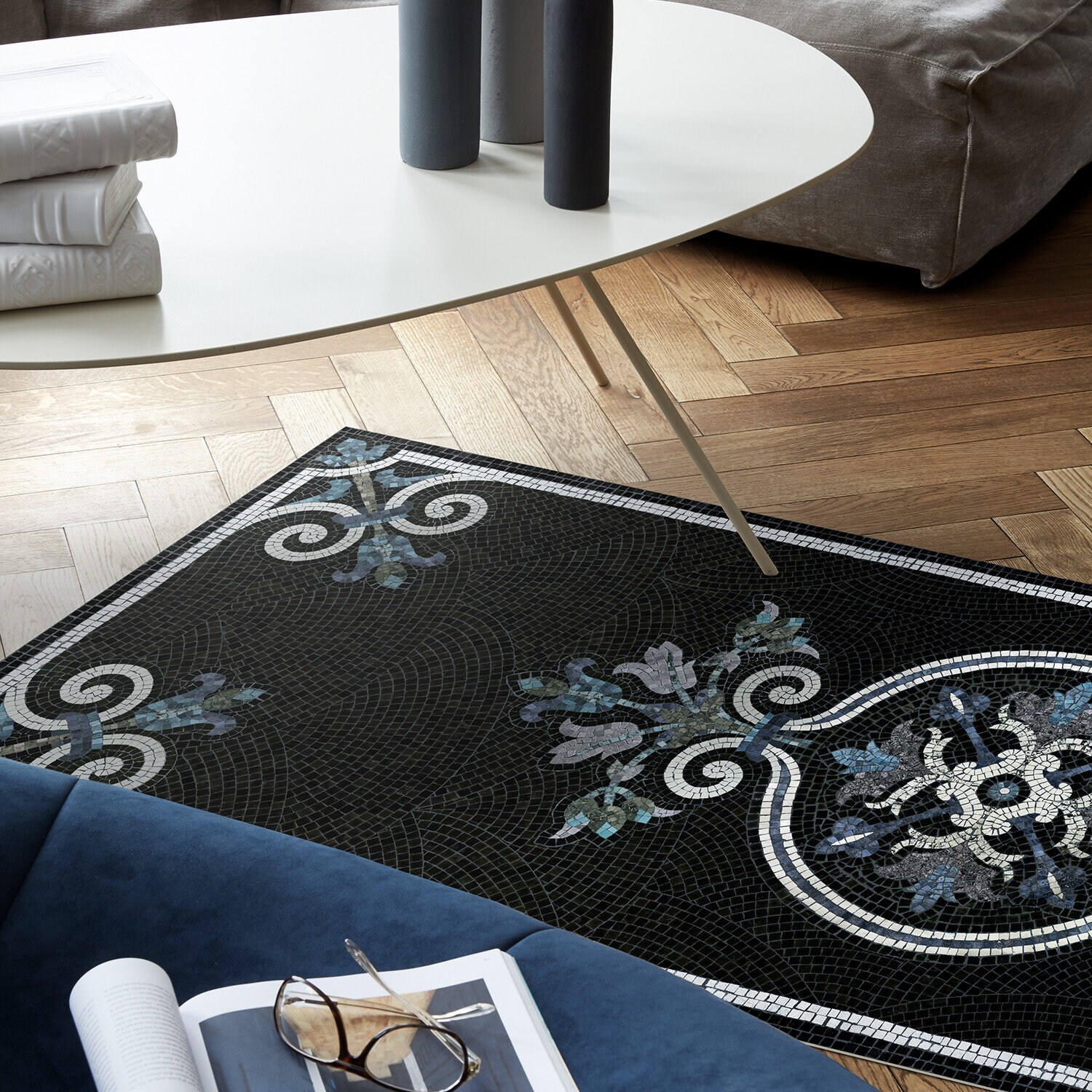 Tapis Vinyle Mosaïque Angelica Runner