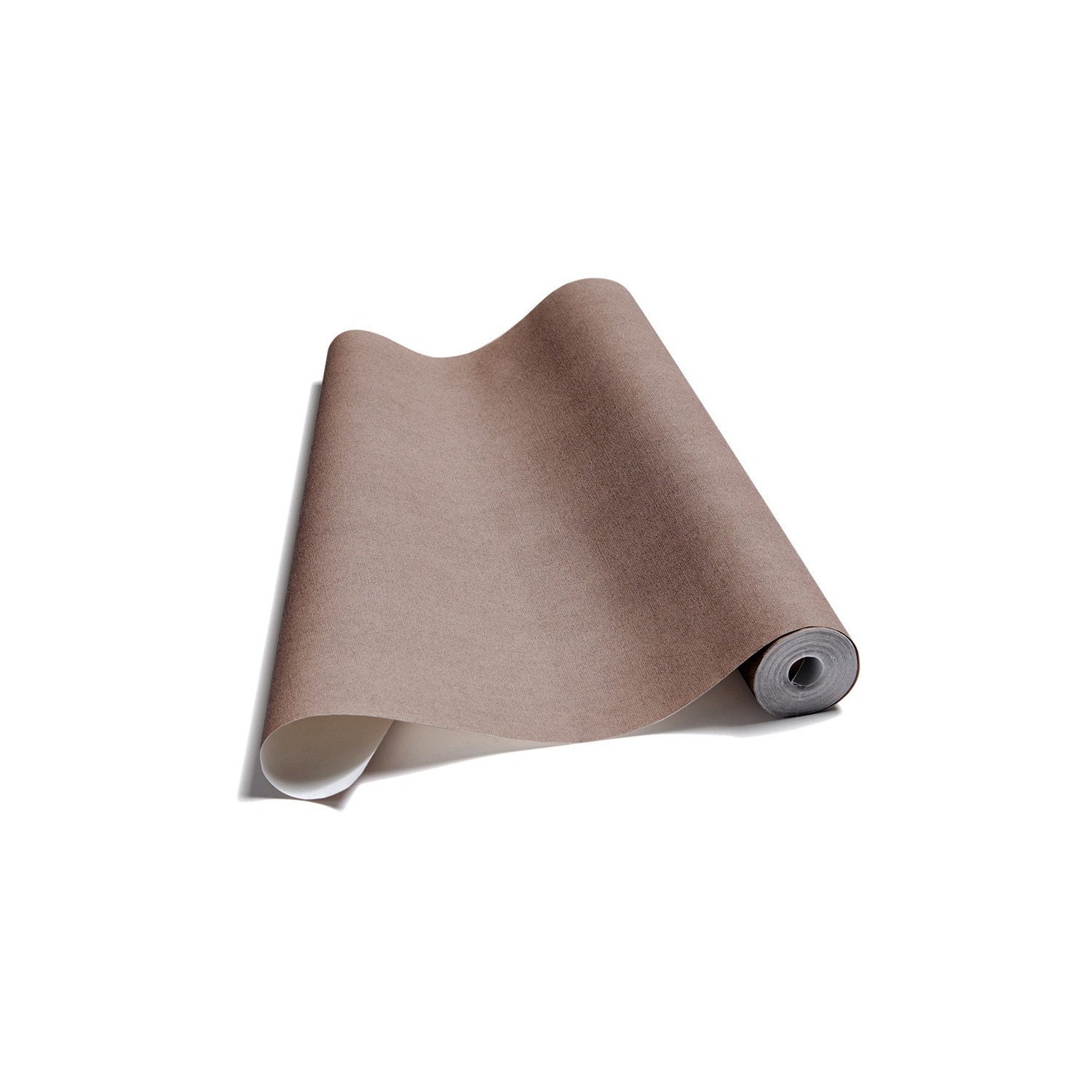 Papier Peint Uni Texturé Marron