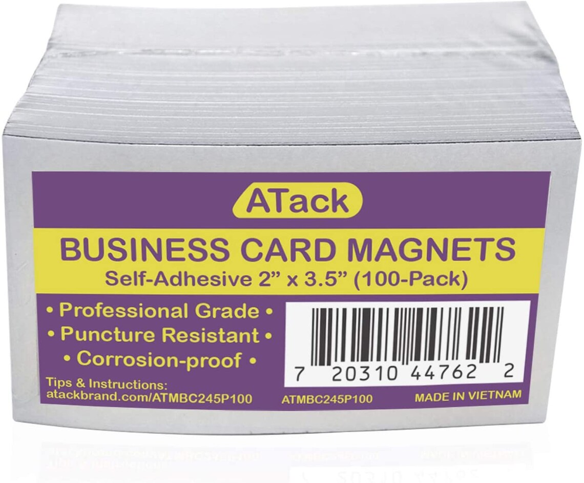 100 Business card self adhesive Etsy