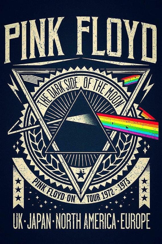 Pink Floyd 1973 Concert Poster - Etsy