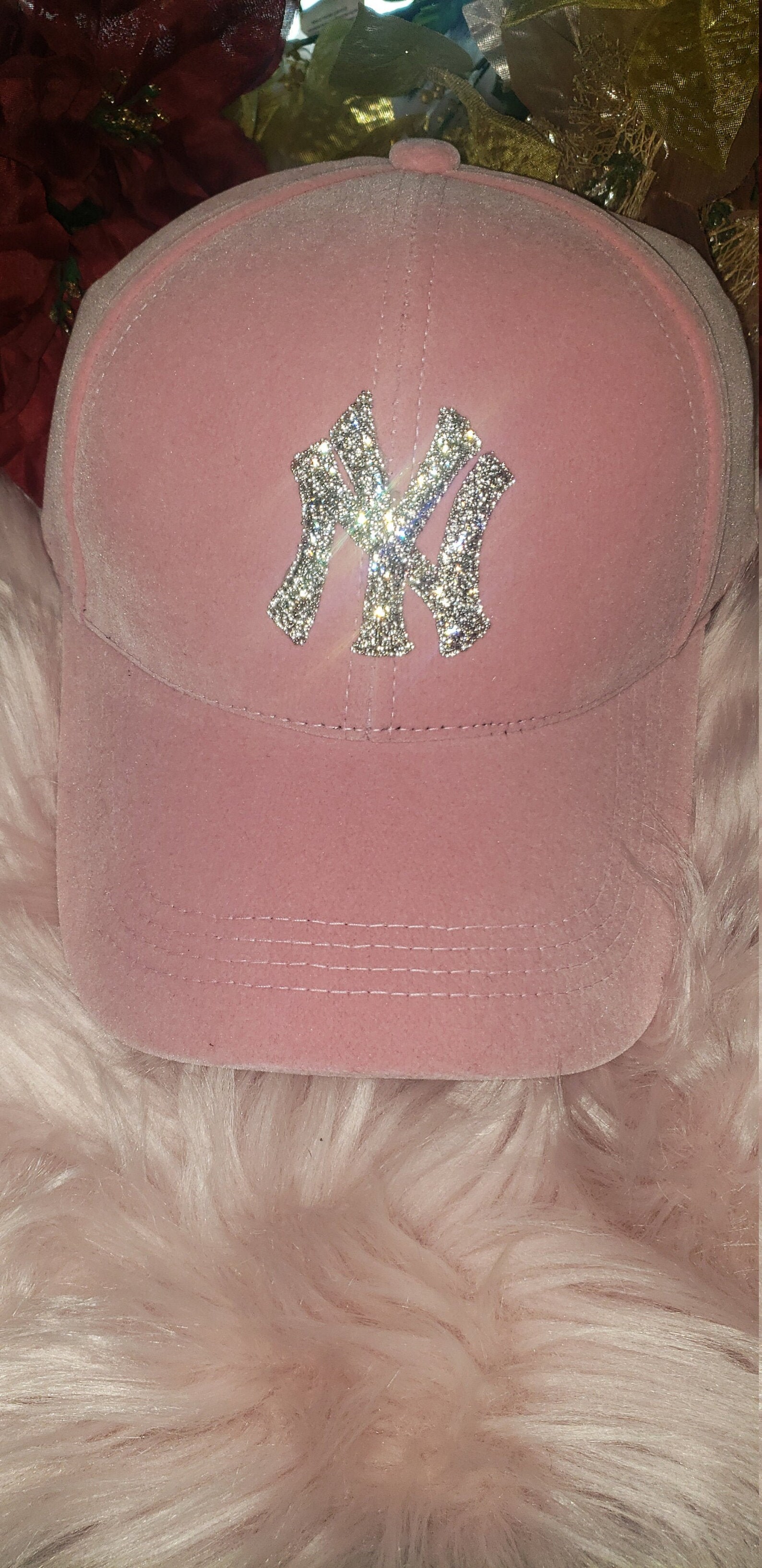 NY Yankees Cap Pink Etsy