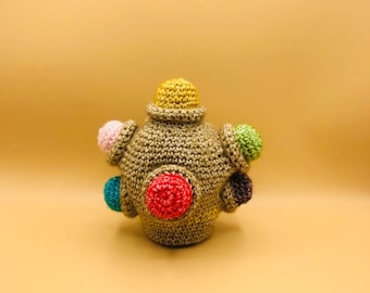 Amigurumi Alchemy Jug Dice Bag, Crochet Pattern, DnD