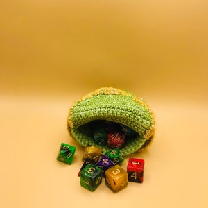 Traveler's Pouch, Dice Bag, Crochet Pattern, DnD image 3