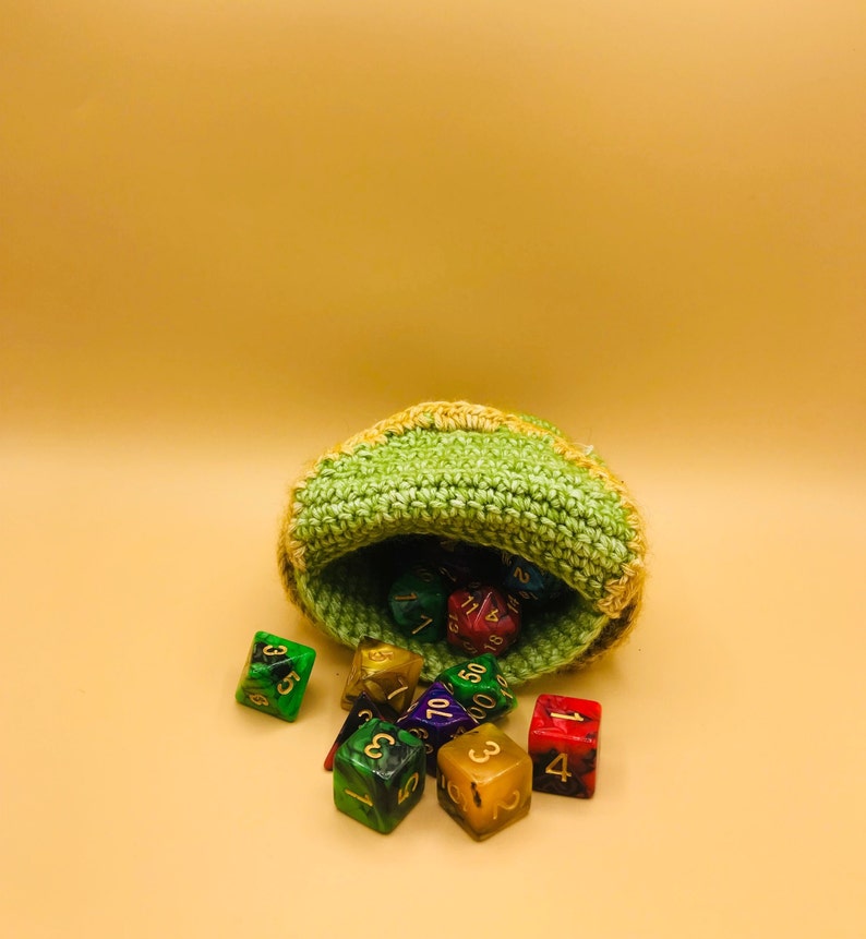 Traveler's Pouch, Dice Bag, Crochet Pattern, DnD image 3