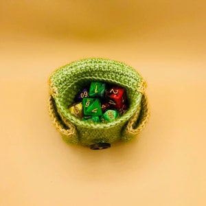 Traveler's Pouch, Dice Bag, Crochet Pattern, DnD image 2