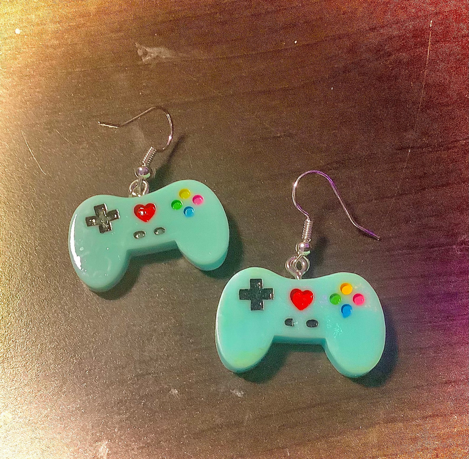 Game Controller Dangle Earrings Etsy