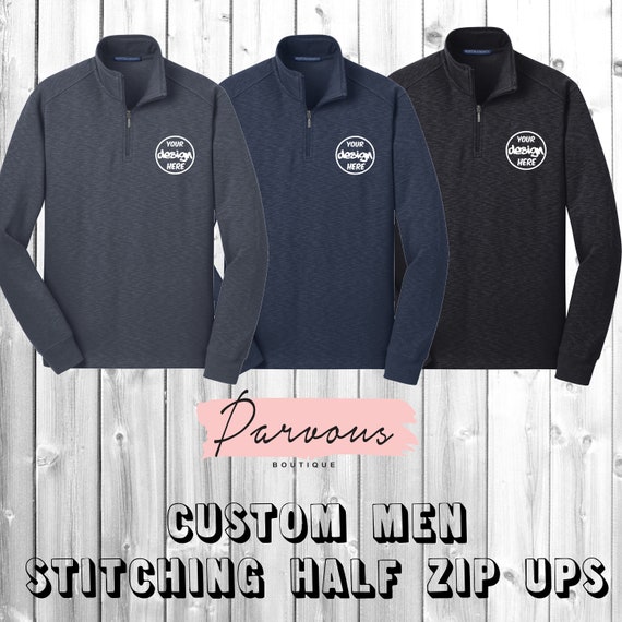 Parvous Boutique Men Custom Logo Text Stitching Embroidery Design Your Own Fleece  Vests F219 6 Colors