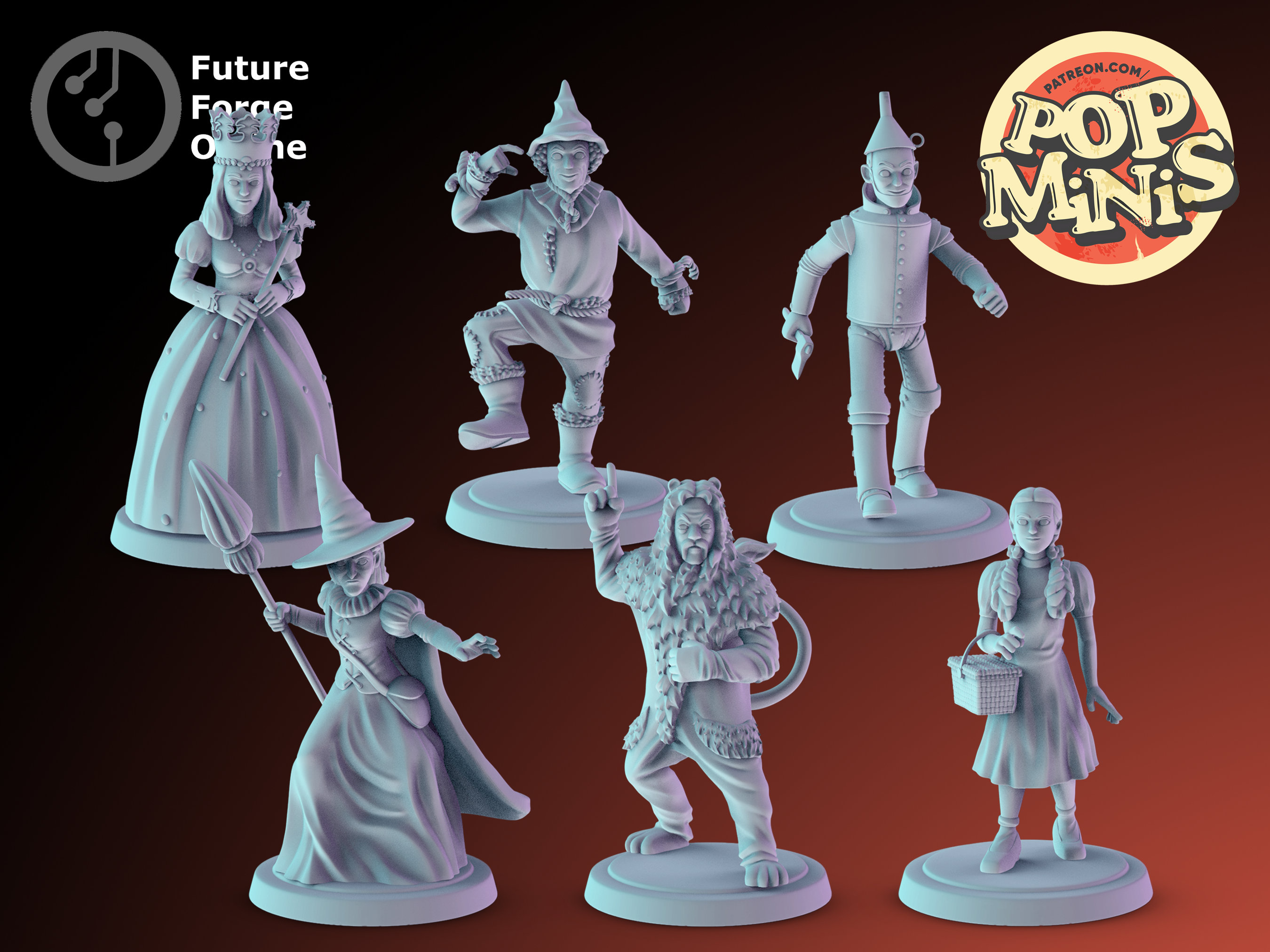 The Wizard of Oz & Wicked Inspired Miniatures | Designed by Pop