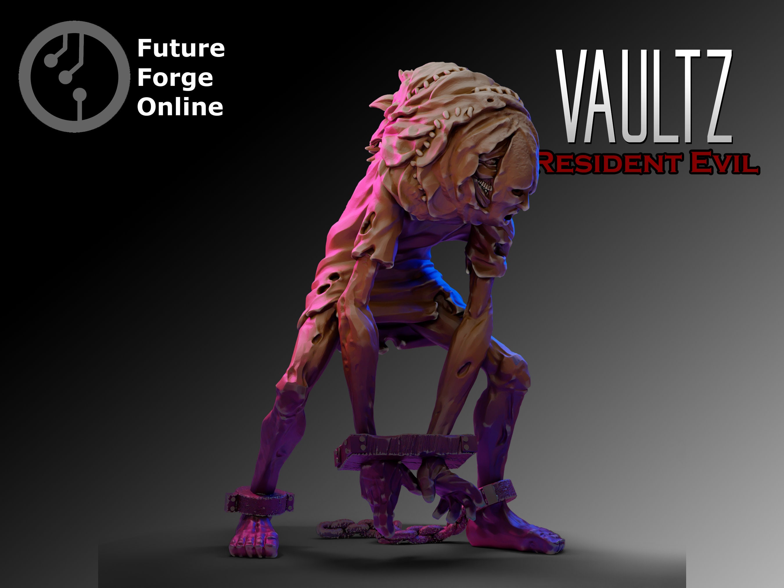 Lisa Trevor Miniature | Resident Evil | designed by Vault Z