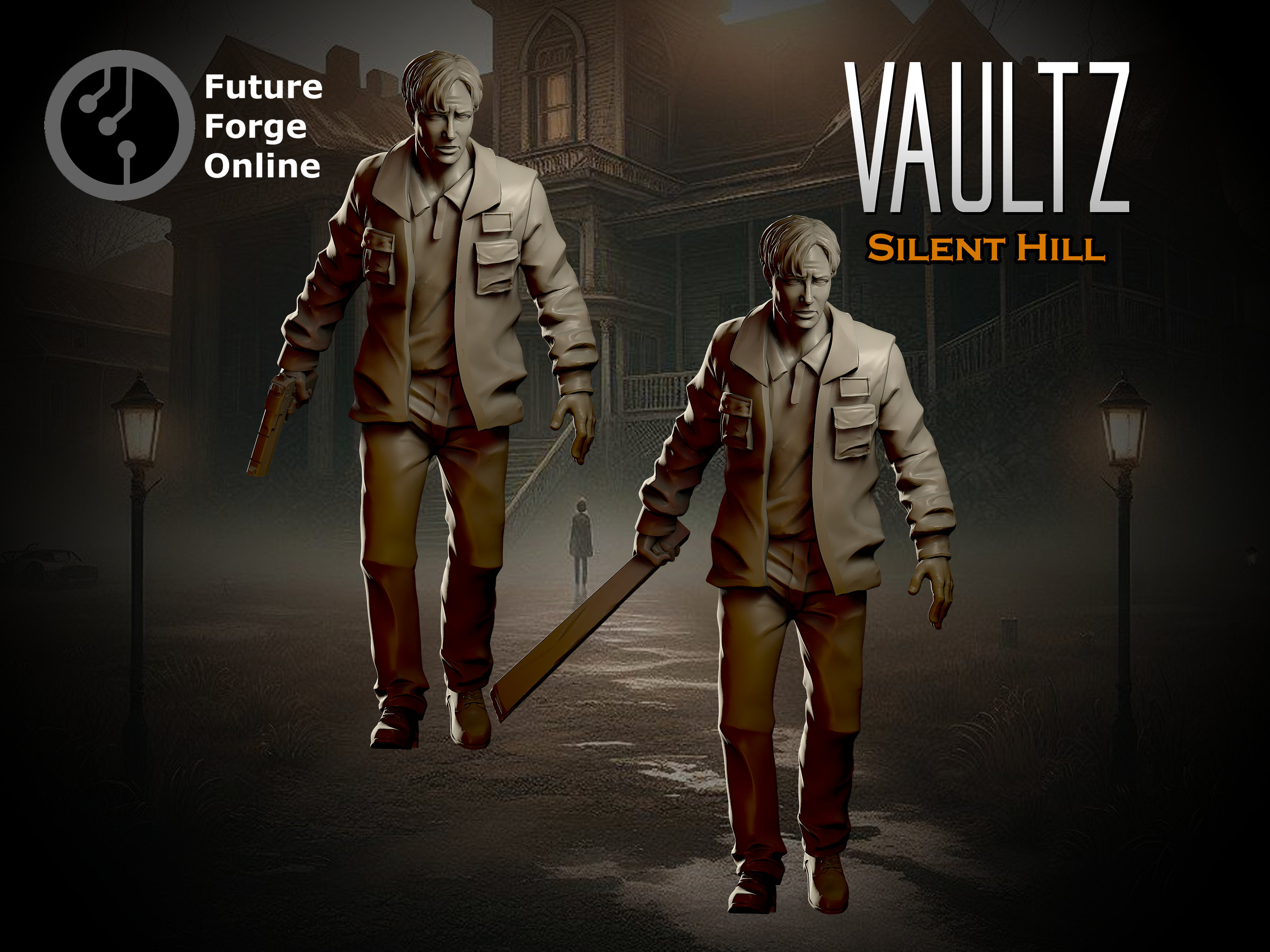 James Sunderland Miniature | Silent Hill 2 | designed by Vault Z