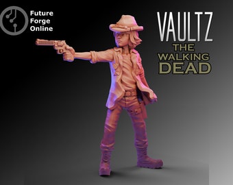 Carl Grimes Miniature the Walking Dead Designed by Vault Z