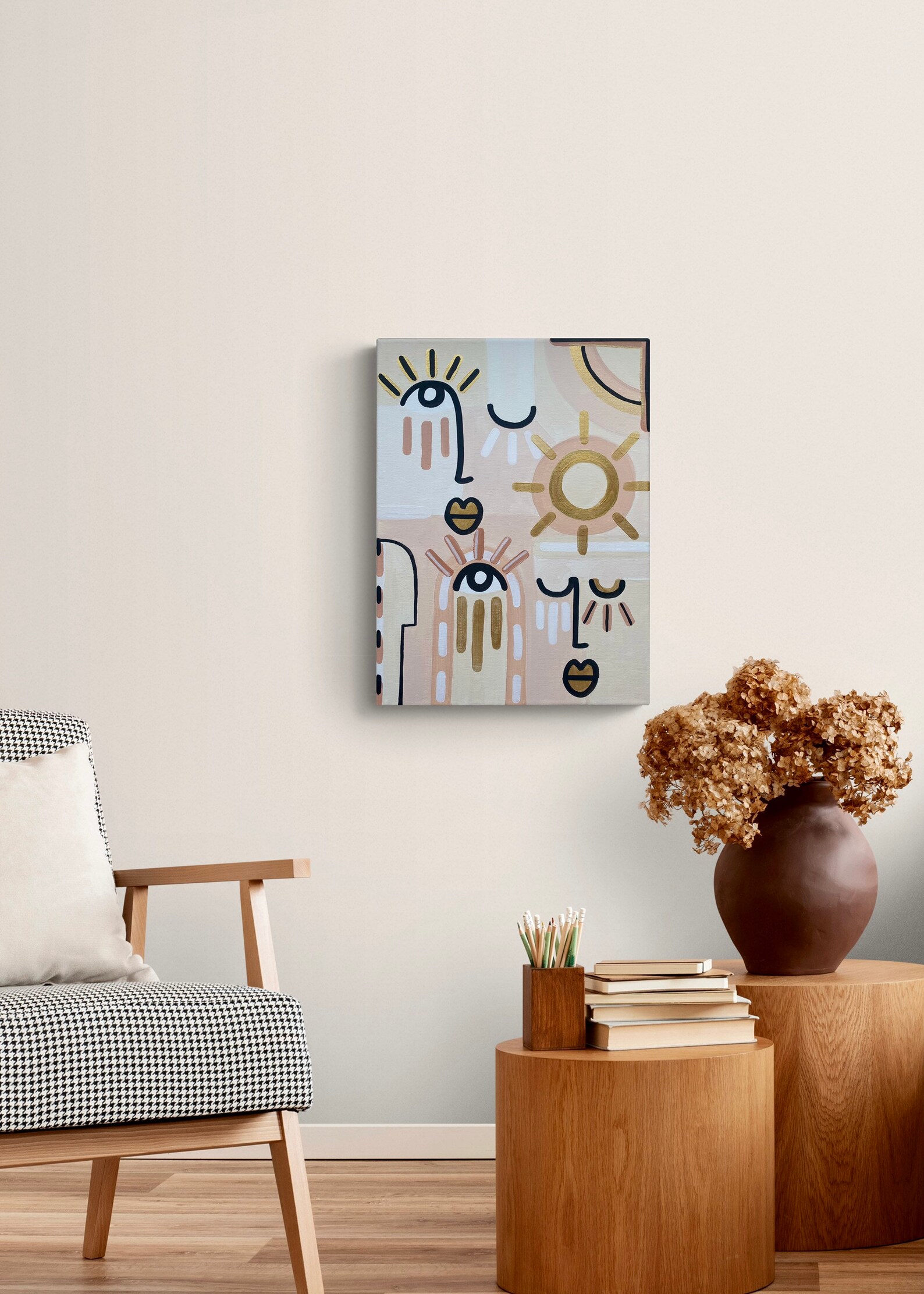 Abstract painting with neutral tones Abstract and Etsy