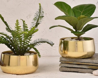Golden Baoblaze Iron Stipe Vase Flower Pot Dried Flower Plants Containers Golden S