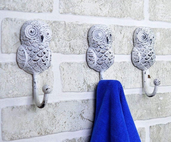 Vintage Wall Hooks for Hanging Antique Owl Wall Hook Bathroom Wall