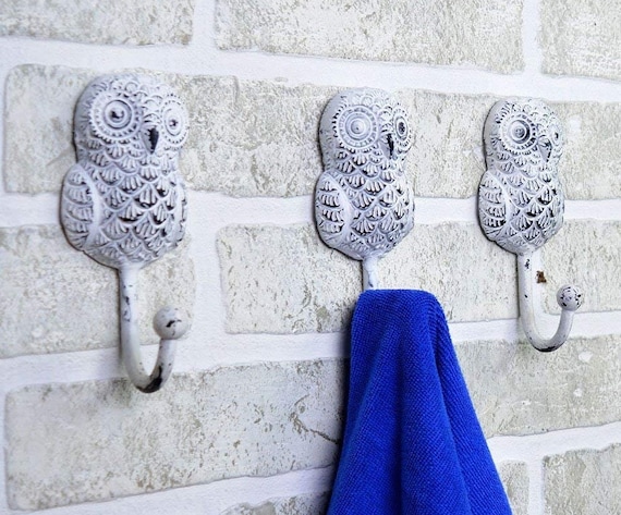 Vintage Wall Hooks for Hanging Antique Owl Wall Hook Bathroom Wall