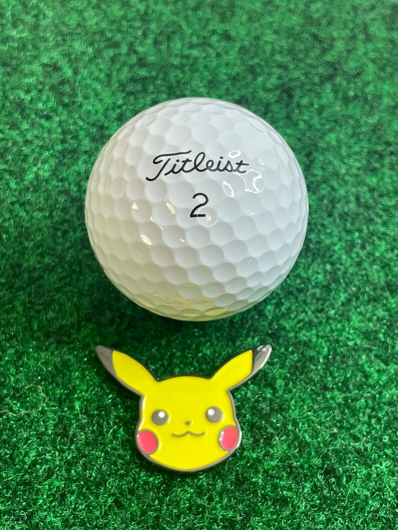 Pikachu Pokemon Golf Ball Marker Etsy