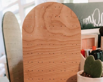 Minimalistic earring stand SVG file for glowforge, laser cut file