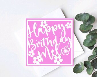 Happy Birthday card, Greetings Card handmade, Personalised birthday card, Birthday cards for him, Birthday cards for her, Birthday cards dad