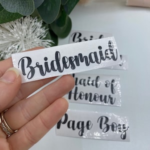 Personalisiertes Vinyl Permanent, Henne Hirsch Prosecco Glas Champagner Flöte Aufkleber DIY Abziehbilder für Champagner Flöten Brautparty Hochzeitsbevorzugungen