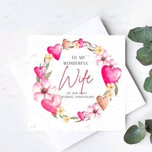 Cartão personalizado para o dia do casamento, Sr. e Sra., Cartão de felicitações, Noiva e noivo, Aniversário, Presente de dia dos namorados, Noivado, Botânico