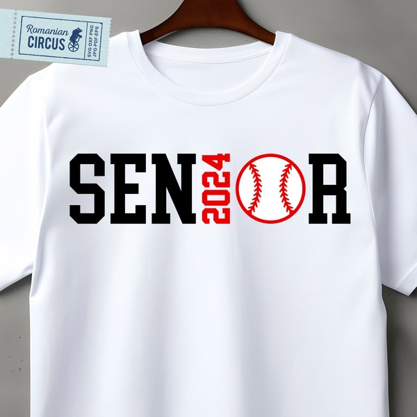 Baseball Senior Svg, Png, Senior 2024 Baseball Svg, Boy, Girl, Baseball Senior Shirt Svg, Baseball Senior Night 2024, Graduation 2024 Senior
