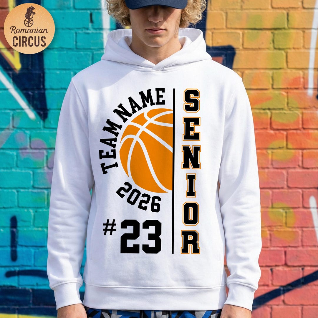 Basketball Senior Class of 2026 SVG PNG | Black Red Varsity Shirt ...