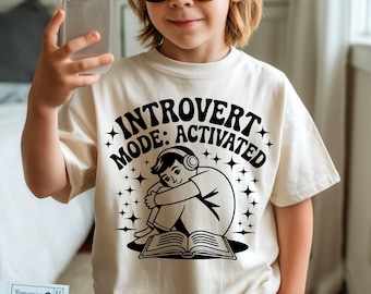 Introvert Mode Activated SVG, PNG, Funny Anti Social Svg, Reading Club Svg, Homebody Gift Svg, Digital Download for Cricut, Sublimation