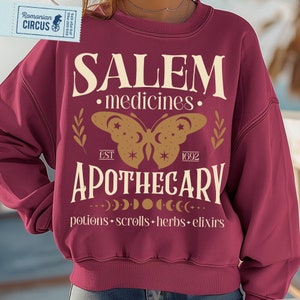 Salem Medicines Apothecary Svg, Png, Salem 1692 Svg, Girl, Women Halloween Shirt Svg, Salem Witch Svg, Digital File for Cricut, Sublimation
