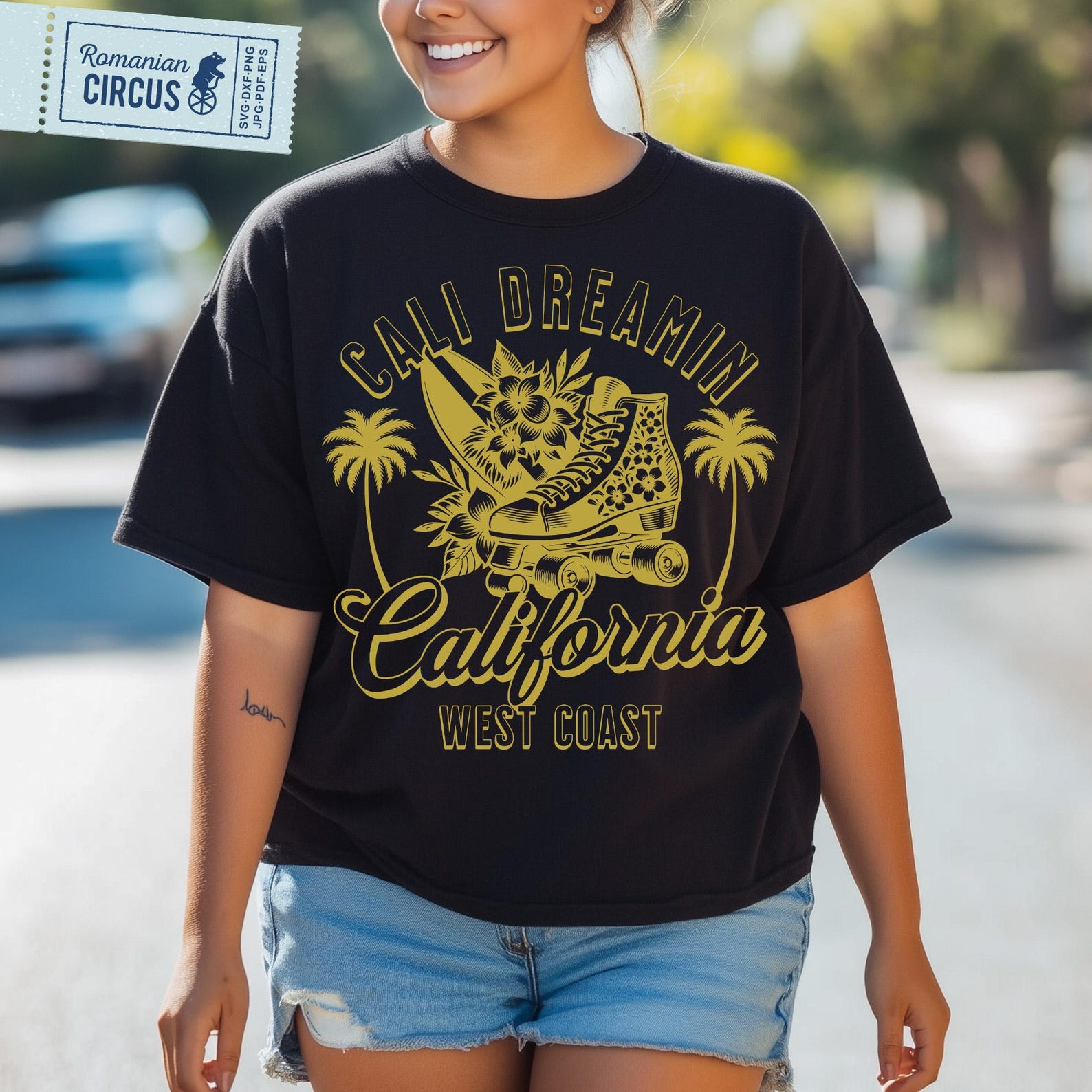 Cali Dreamin Svg, Png, California Svg, West Coast Svg, Beach Shirt Svg ...