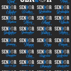Senior Volleyball Svg, Png, Family Bundle, 35 Designs, Graduation 2025 Svg, Volleyball Senior, Class Of 2025 Svg, for Cricut, Sublimation