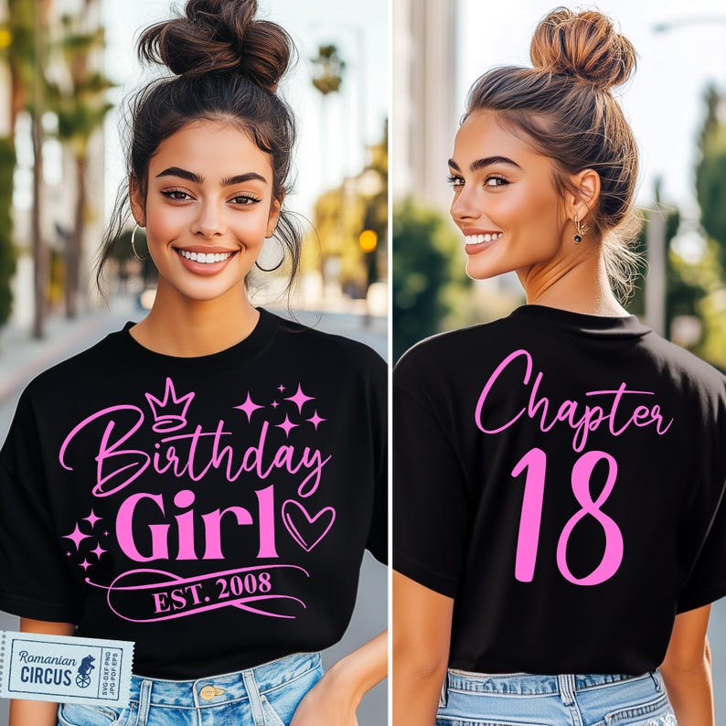 18th Birthday SVG, PNG, Chapter 18 Svg, Est. 2008 Svg, 18th Birthday ...