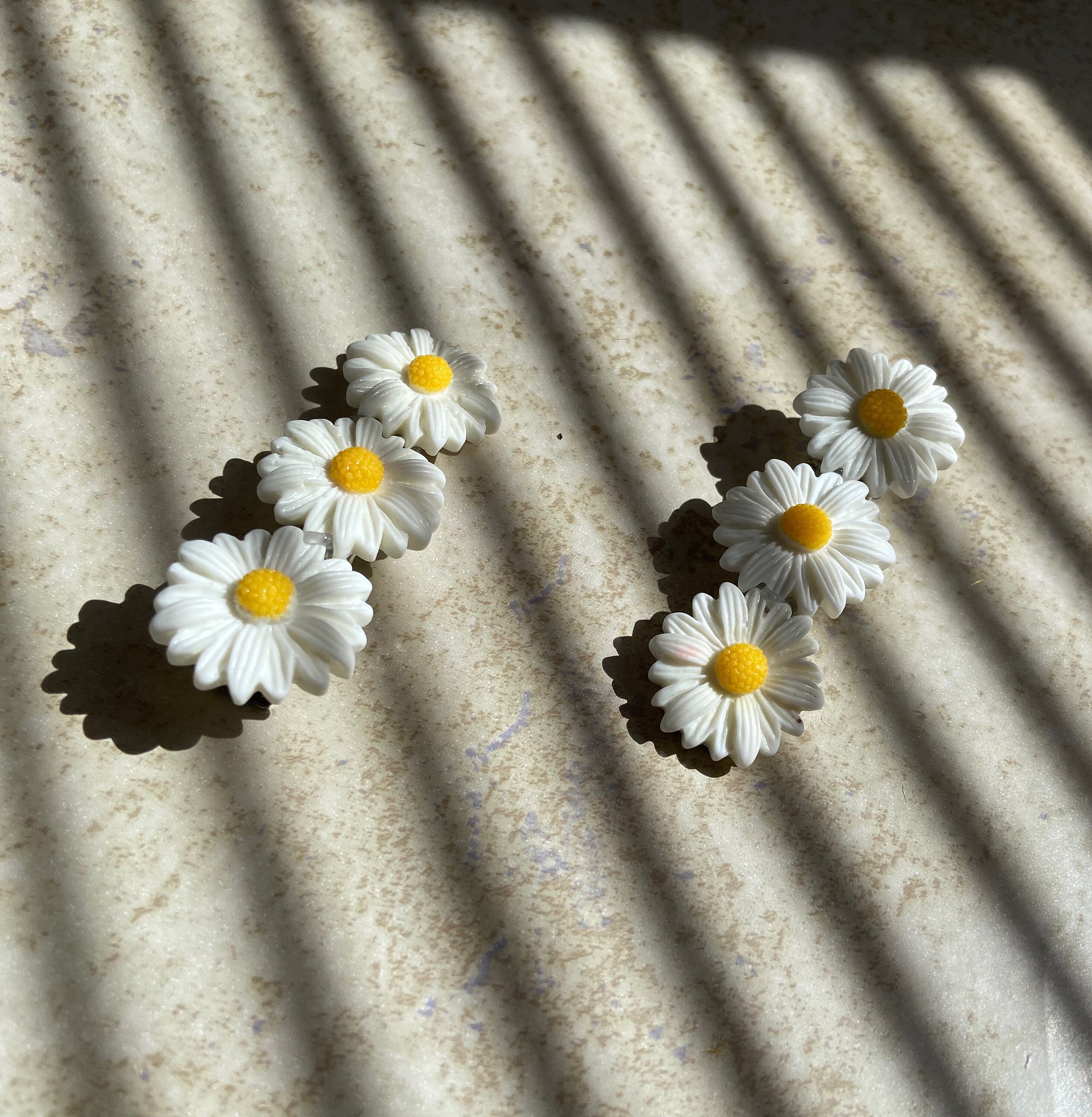 baby/girls mini/small hair clips  hair slides snap clips flower,daisy summer no4 