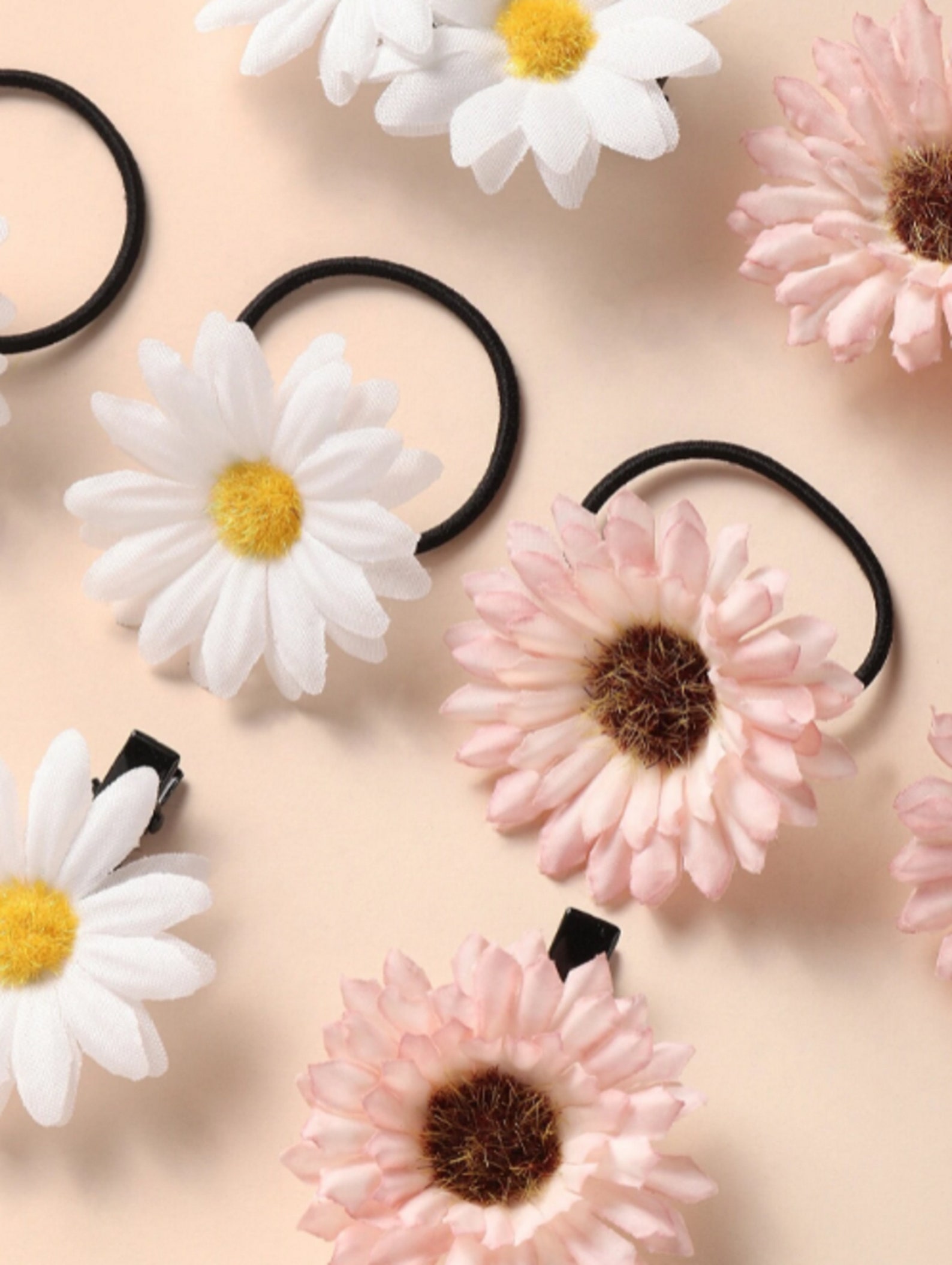 Daisy Hair Clip Daisy Hair Tie Daisies Flower Hair Clip Etsy